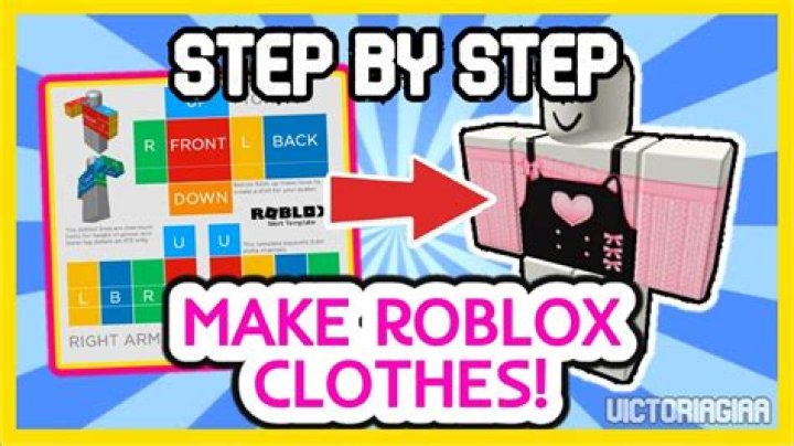 How to design roblox clothes