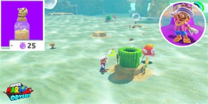 How to dive super mario odyssey