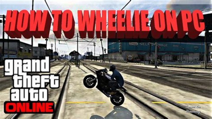How to do a wheelie gta 5