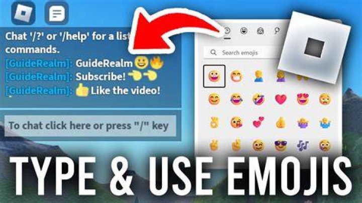 How to do emojis in roblox