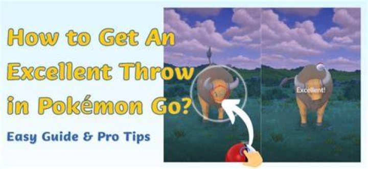 How to do excellent throws in pokemon go