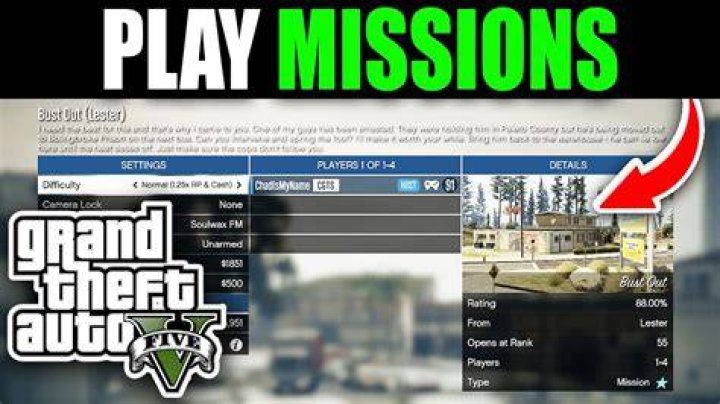 How to do missions on gta 5 online