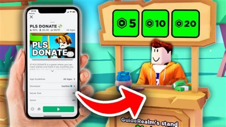 How to donate money on roblox