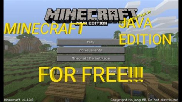 How to download minecraft java edition for free