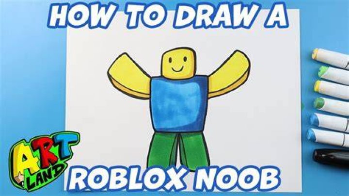 How to draw roblox noob