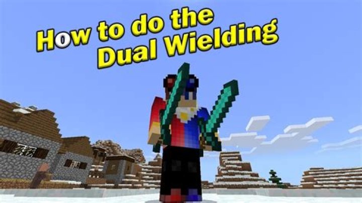 How to dual wield in minecraft xbox 360