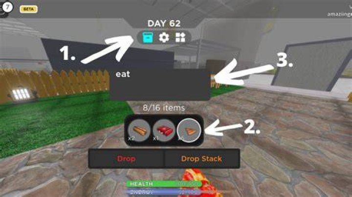 How to eat food in 3008 roblox