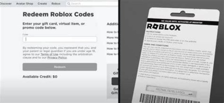 How to enter a roblox gift card