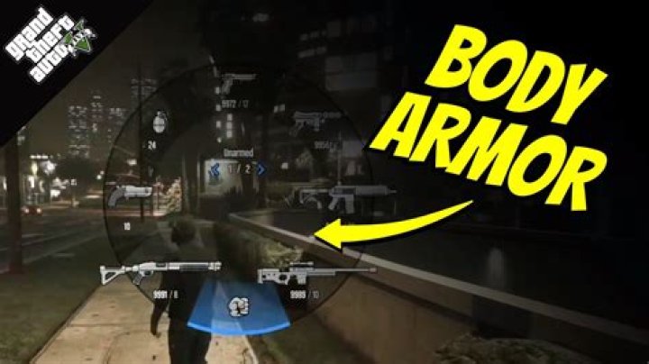 How to equip body armor in gta 5