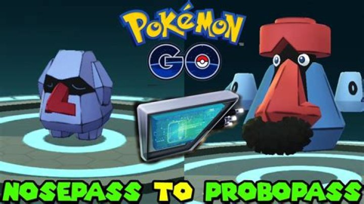 How to evolve a nosepass pokemon go