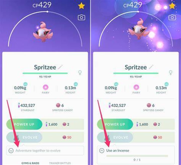 How to evolve a spritzee in pokemon go