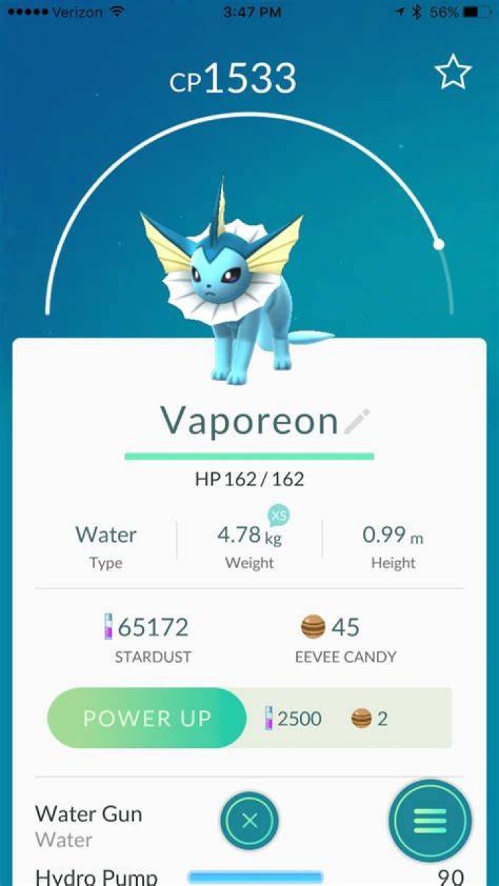How to evolve a vaporeon in pokemon go
