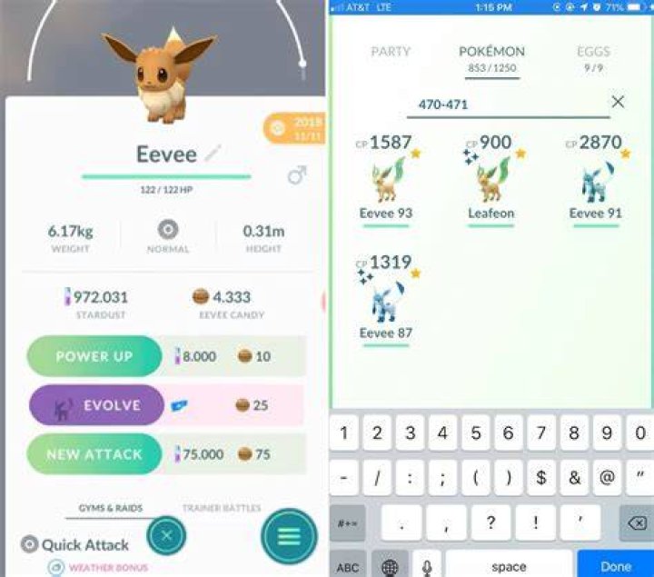 How to evolve eevee to glaceon pokemon go