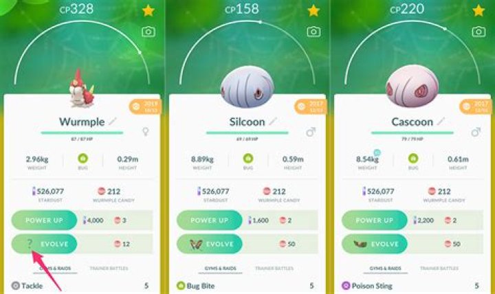 How to evolve wurmple in pokemon go