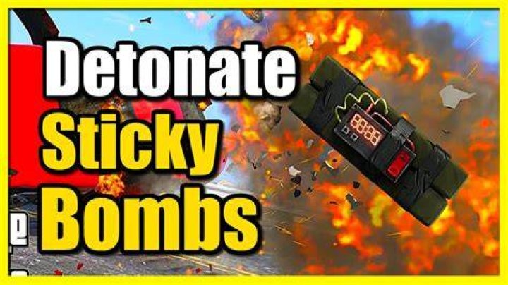 How to explode a sticky bomb in gta 5