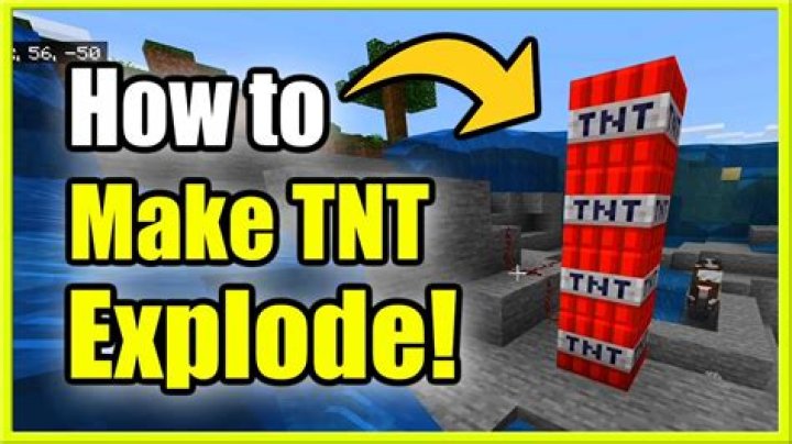 How to explode tnt in minecraft creative mode