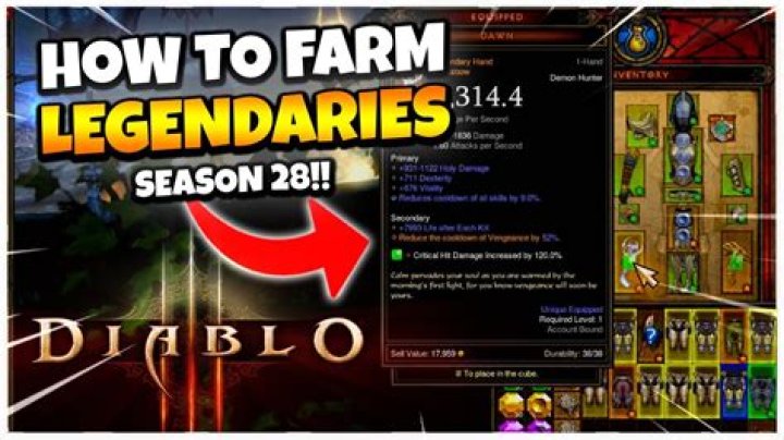 How to farm legendaries in diablo 3