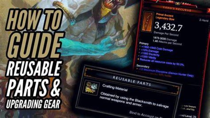 How to farm reusable parts diablo 3