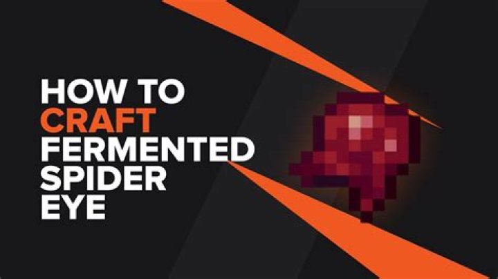 How to ferment a spider eye in minecraft