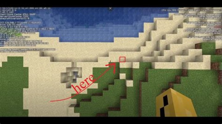 How to find buried treasure minecraft using f3
