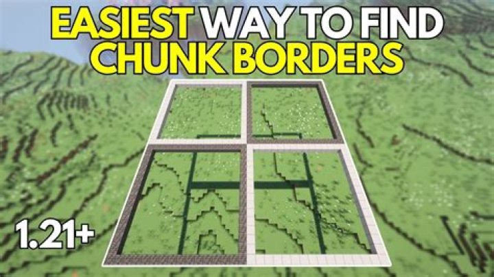 How to find chunk borders in minecraft bedrock