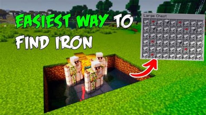 How to find iron in minecraft pocket edition