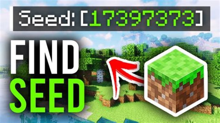 How to find out seed of minecraft world