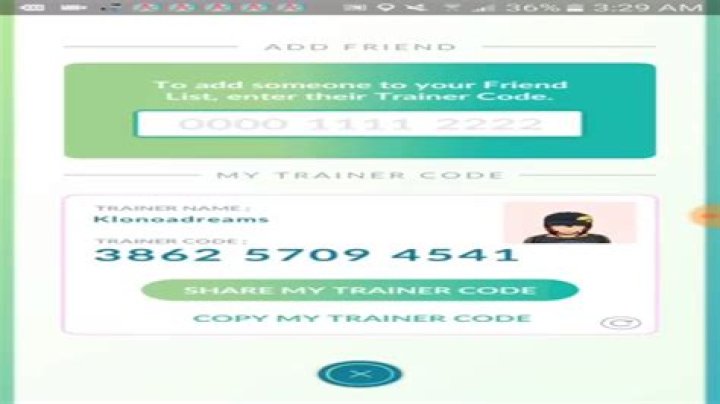 How to find pokemon go friend code