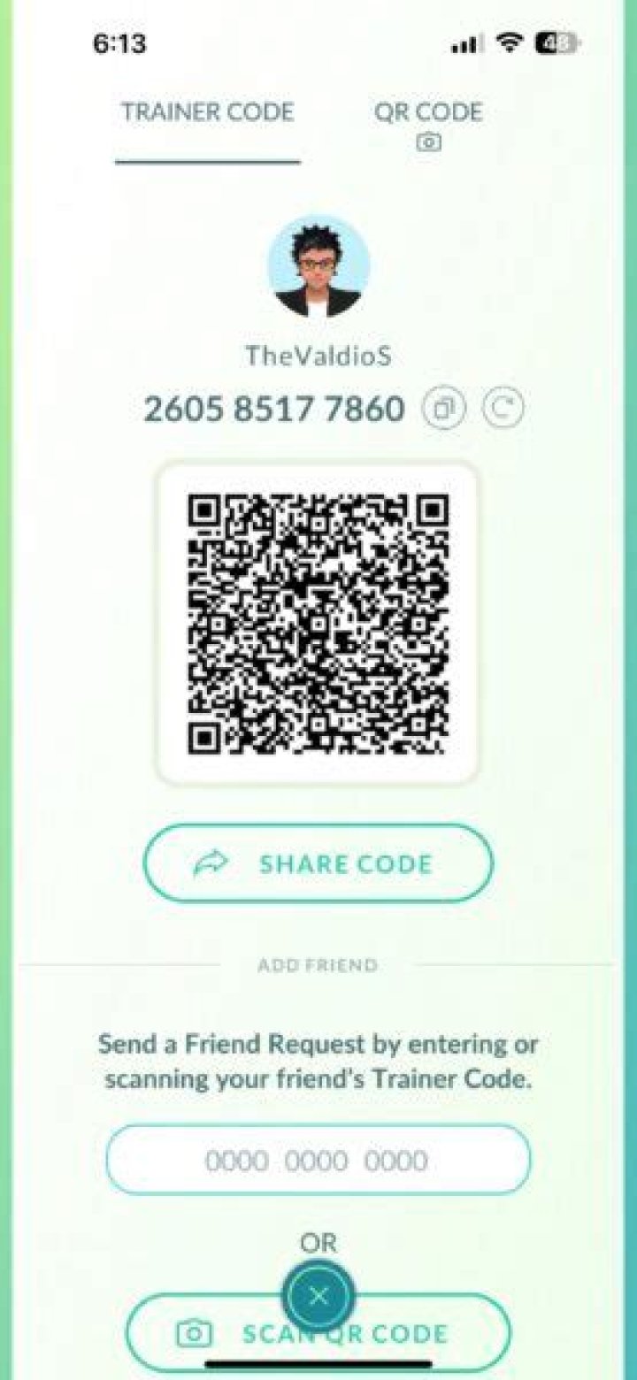 How to find pokemon go trainer code