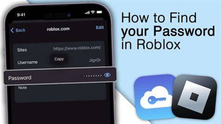 How to find roblox password