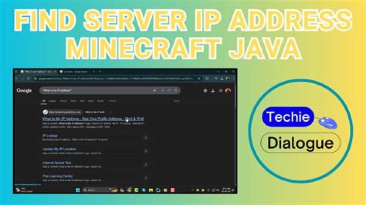 How to find server ip address minecraft mobile