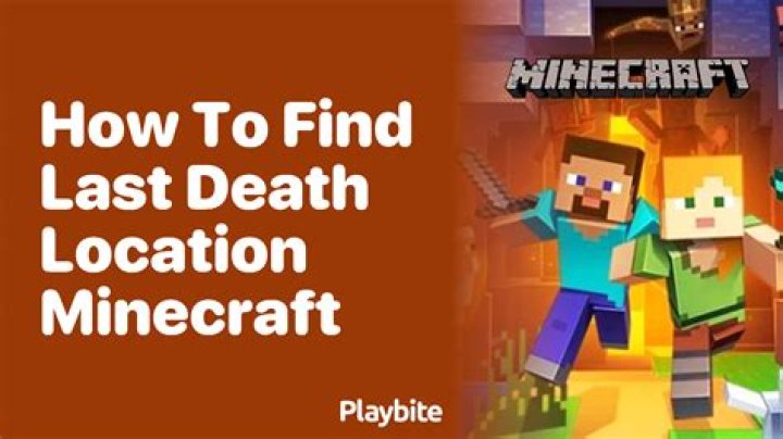 How to find your death location in minecraft