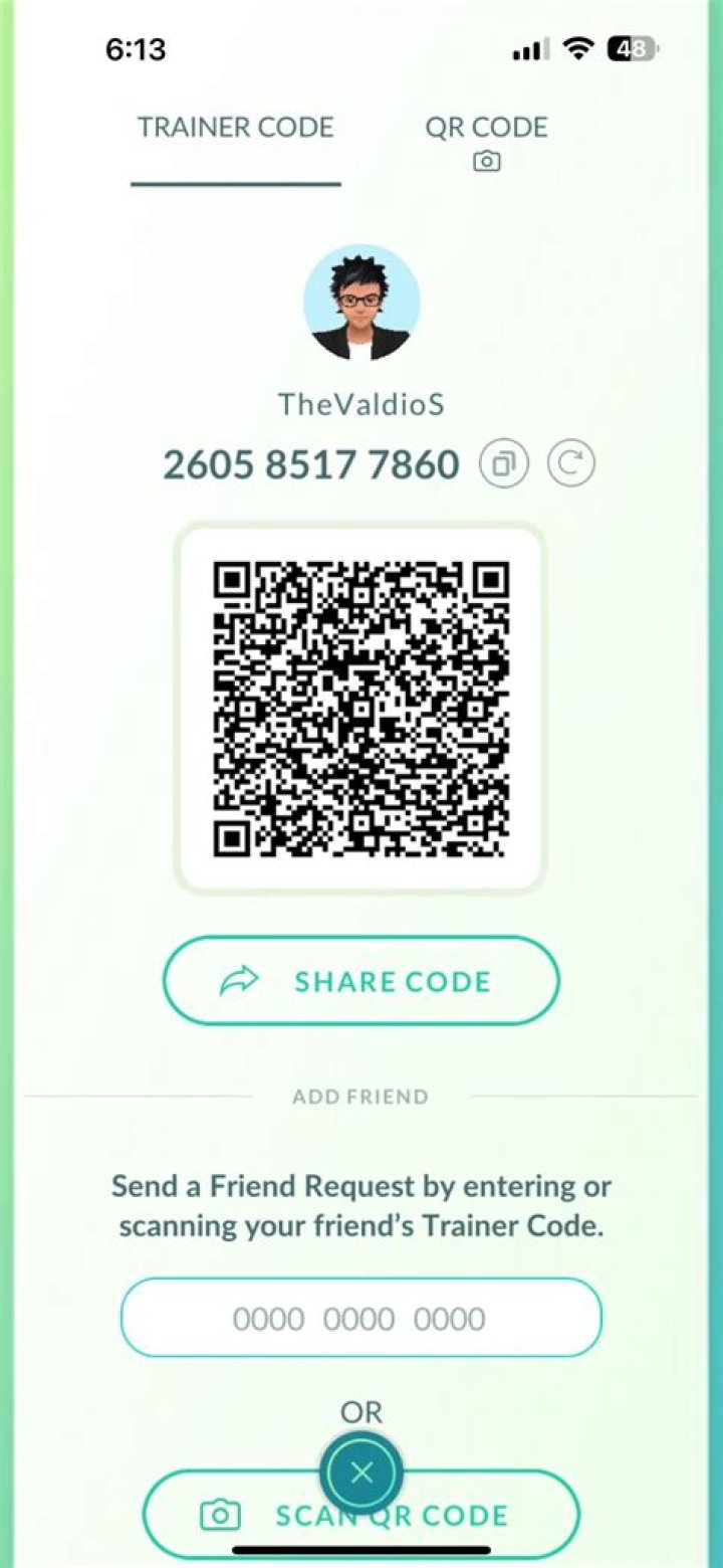 How to find your trainer code in pokemon go