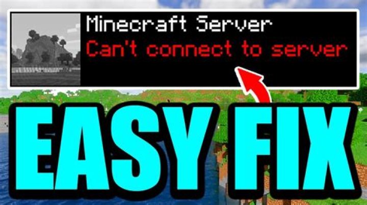 How to fix can’t connect to server minecraft