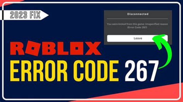 How to fix error code 267 roblox
