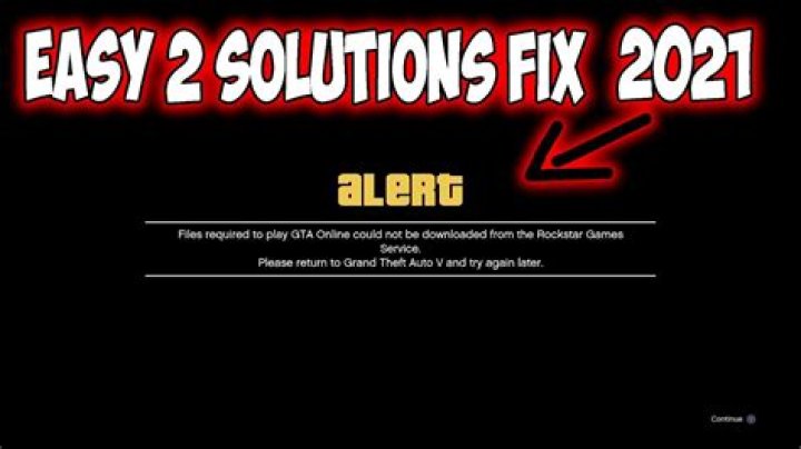 How to fix files required to play gta online