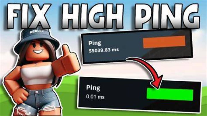 How to fix high ping on roblox