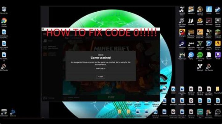 How to fix minecraft crash exit code 0