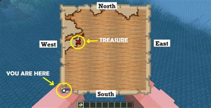 How to follow a treasure map in minecraft