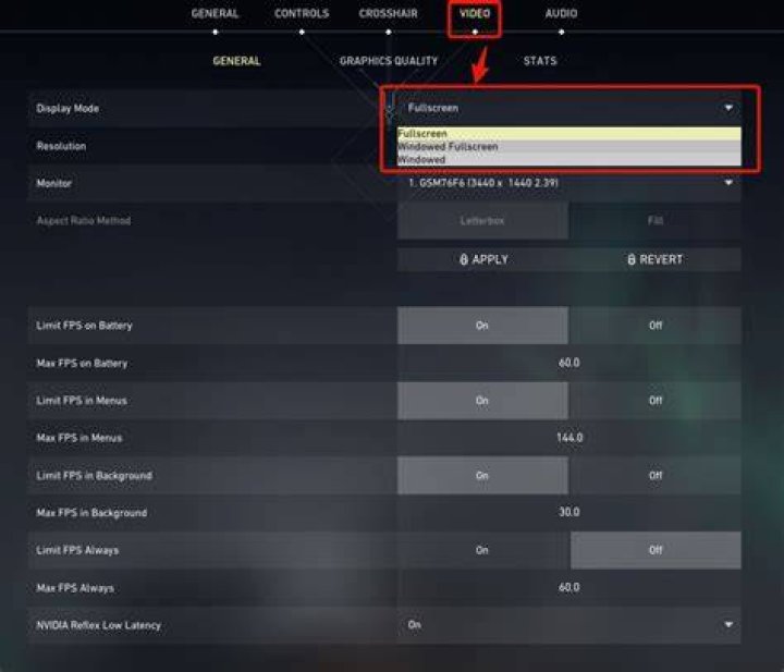 How to full screen valorant