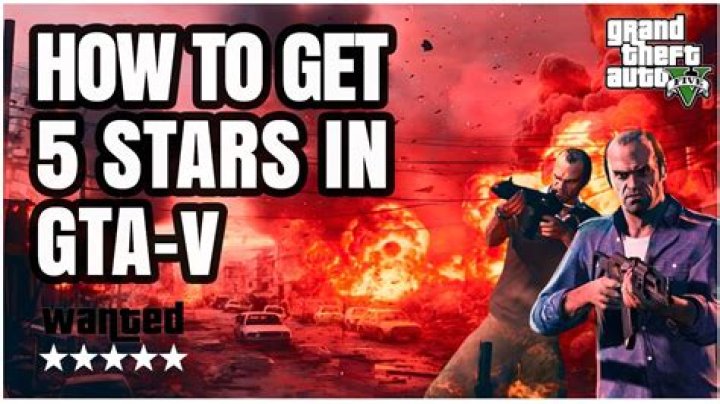 How to get 5 stars in gta 5 online