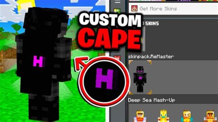 How to get a cape in minecraft bedrock