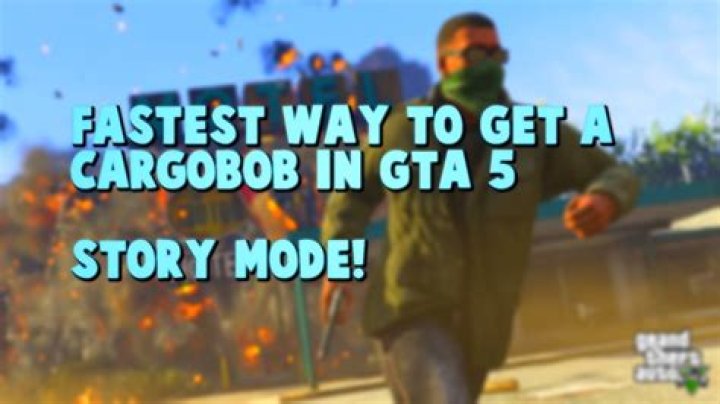 How to get a cargobob in gta 5 story mode