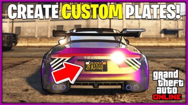 How to get a custom plate in gta