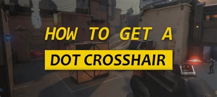 How to get a dot crosshair in valorant