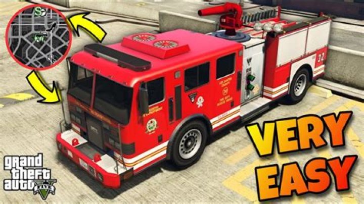 How to get a fire truck on gta 5