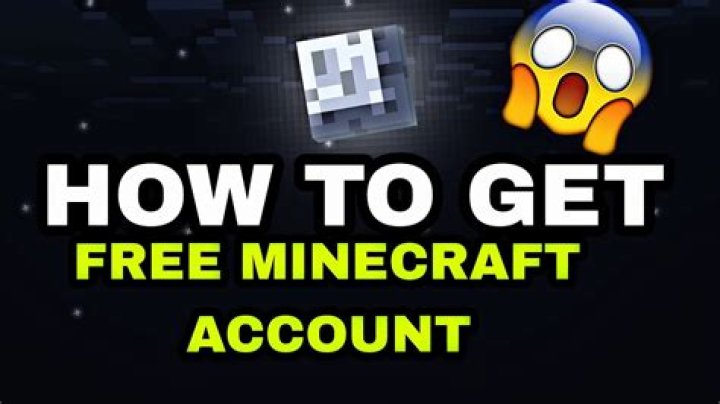 How to get a free minecraft account 2018