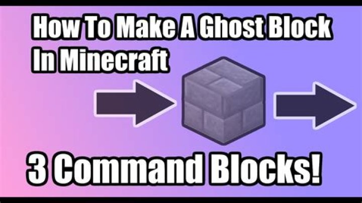 How to get a ghost block in minecraft