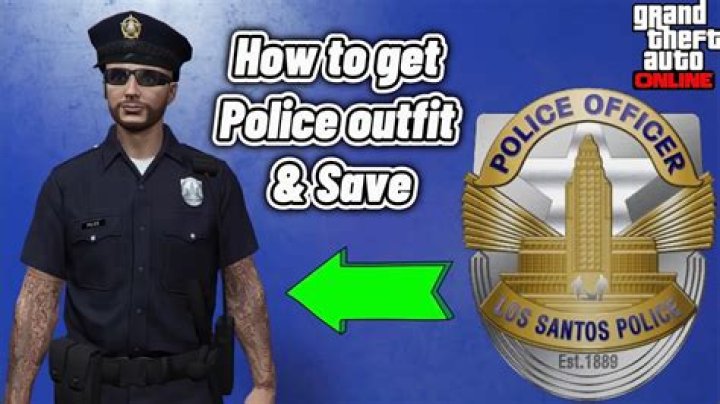 How to get a police uniform on gta 5