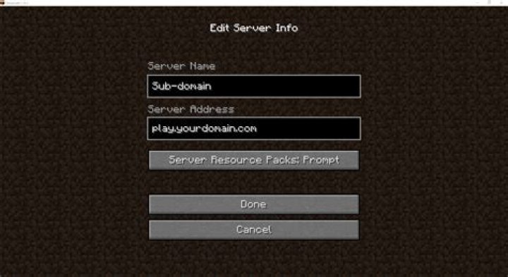 How to get a server address in minecraft